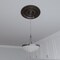 Ekena Millwork Cole PVC Medallion (Canopies up to 5 1/8"), 19"OD x 3 1/2"ID x 1"P, Universal Metallic Rustic Mist CMP19COERU - alternate 10
